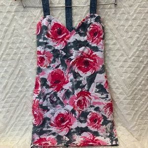 Motel Rocks Floral Strappy Bodycon Dress